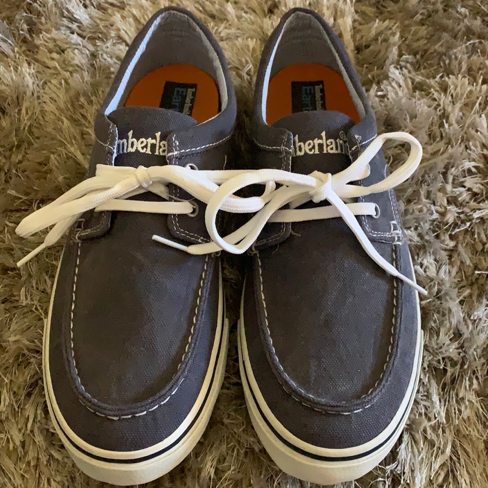 Timberland denim loafers. Size 10 men’s. New, never worn